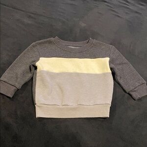 Jumping Beans 12m Gray Coloblock pullover Sweatshirt